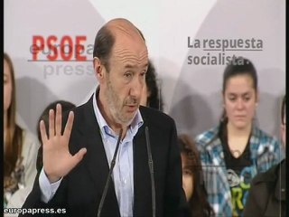 Rubalcaba vuelve a criticar la reforma laboral