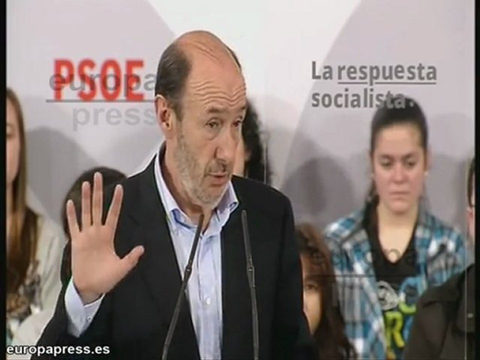 Rubalcaba vuelve a criticar la reforma laboral