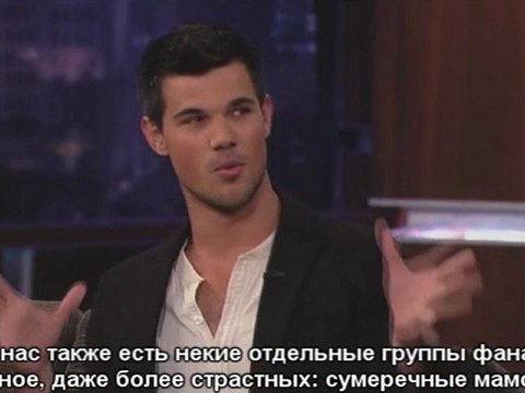Тейлор Лотнер на шоу Джимми Киммела