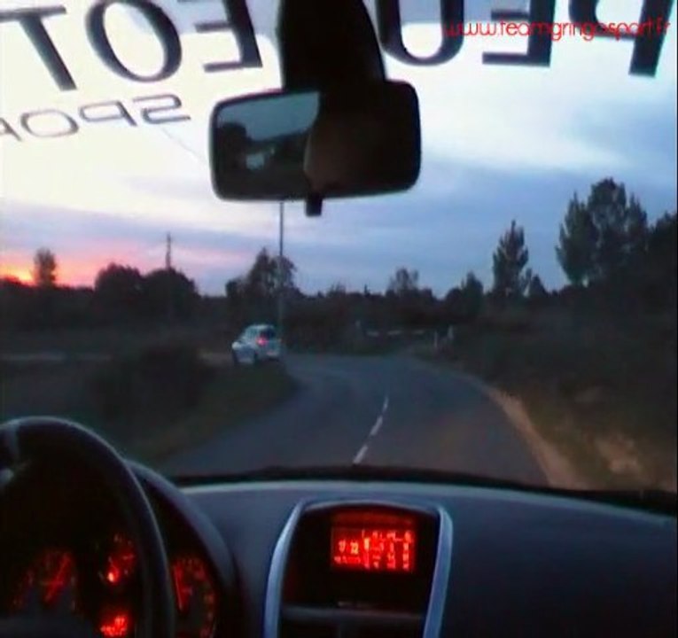 Balade montée de Bel Air Peugeot 207 Griffe vs Renault Clio RS