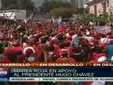 Chávez saluda a Venezuela desde el Balcón del Pueblo