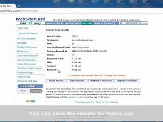 Free Test Tools - Free Server Test