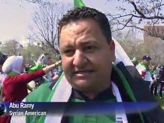 Supporters of Syrian uprising rally at White House
