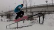 Compilation de chutes en street urban snowboard