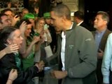 Obama toasts St. Patrick's Day with a pint of Guinness