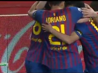 أهداف مباراة برشلونة وأشبيلية2-0