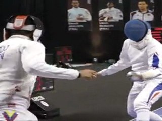 Gauthier Grumier fait son festival lors de la coupe du monde d'Epee