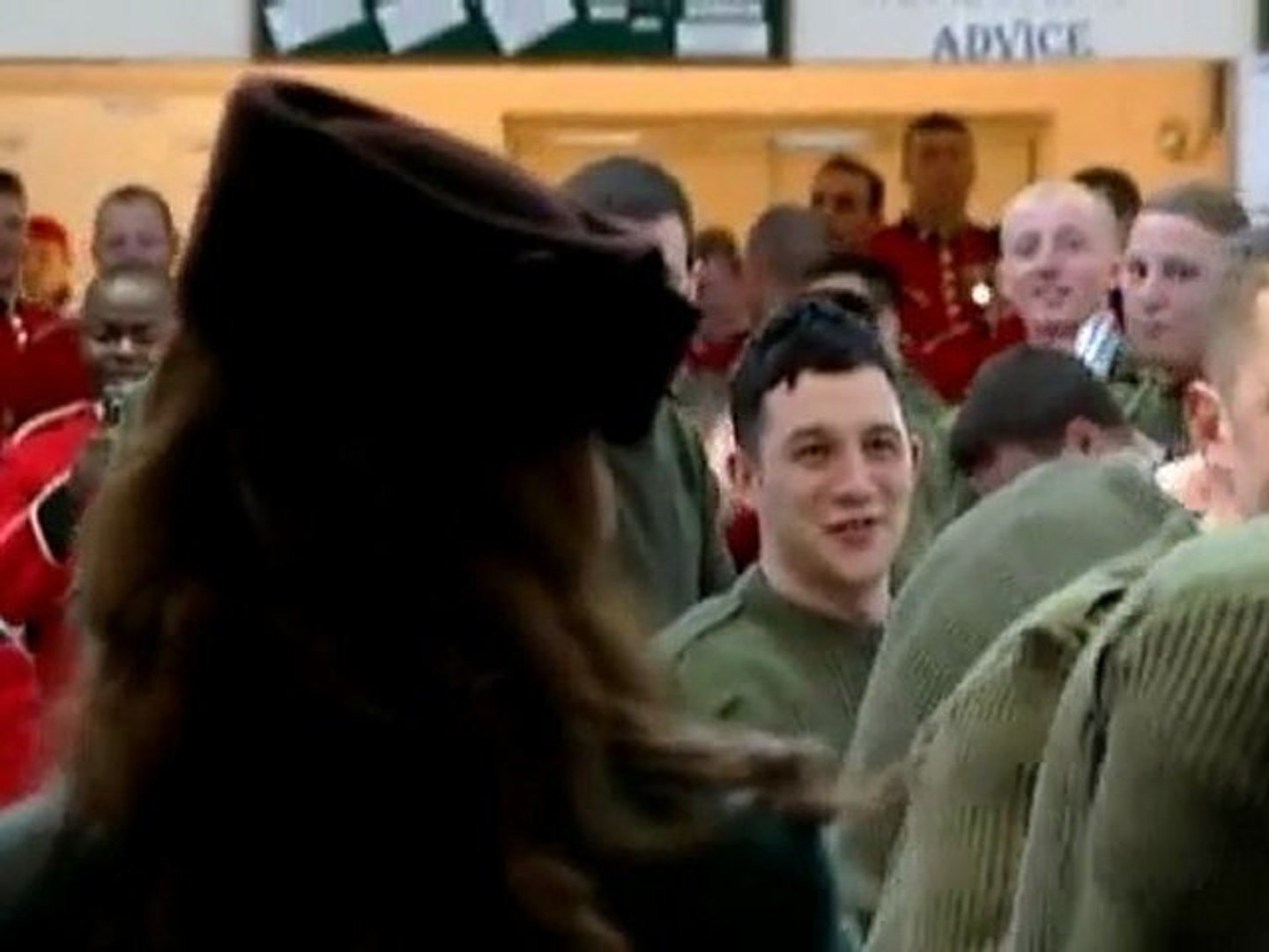 Kate celebrates St Patrick's Day with Irish Guards