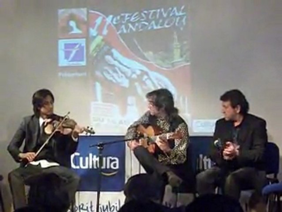 Présentation festival andalou à Cultura (Le Pontet) le 17 mars 2012