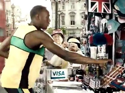 usain bolt visa reklamı