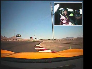 drift with corvette at Las Vegas