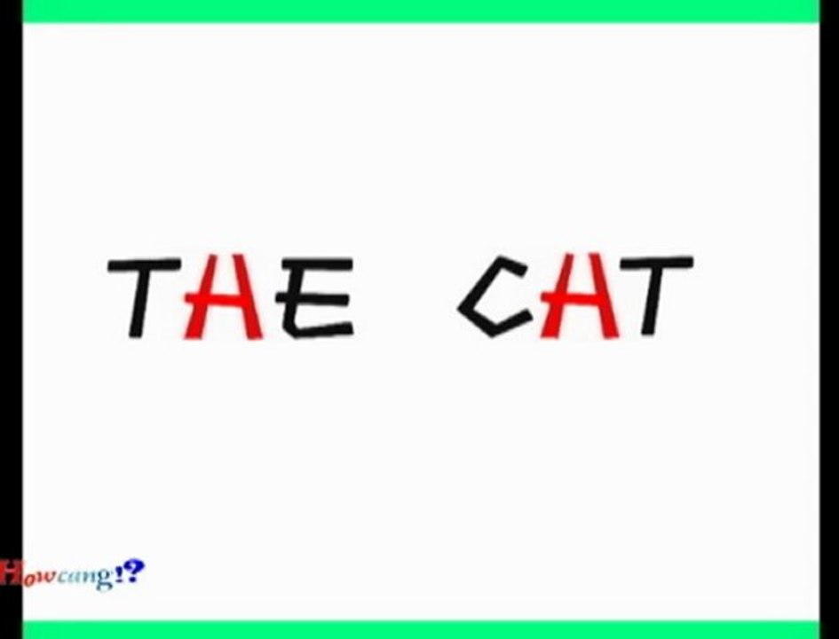 【The Cat】　なんて書いてありますか？　～見方を変える～