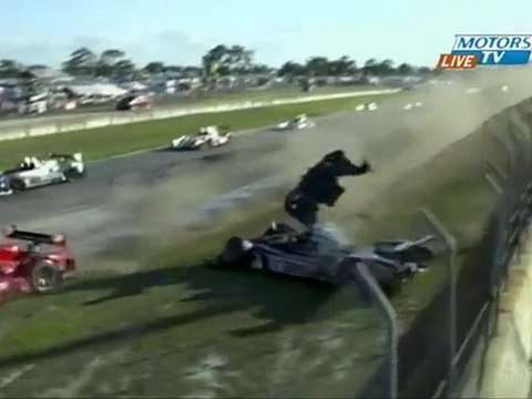 WEC/ALMS 12h of Sebring 2012 Huge crash Richard