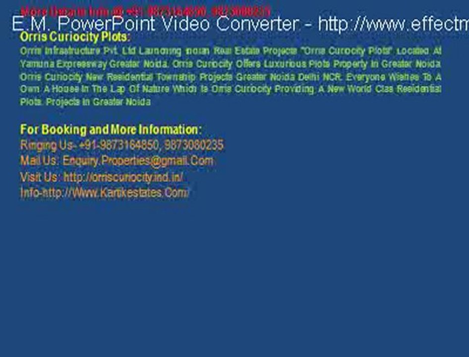 Orris - Curio city - New Township @ 9873164850 - Orris Curiocity - Greater Noida