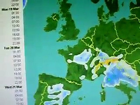 Prévision météo du dimanche 18 mars 2012 de Gigi