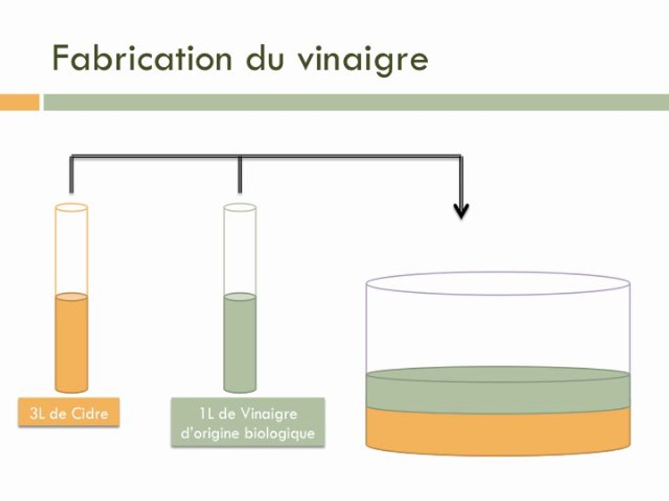 Fabrication d'un vinaigre de cidre et analyses biotechnologiques
