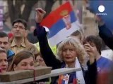 Belgrade demo to support Serbs in Kosovo