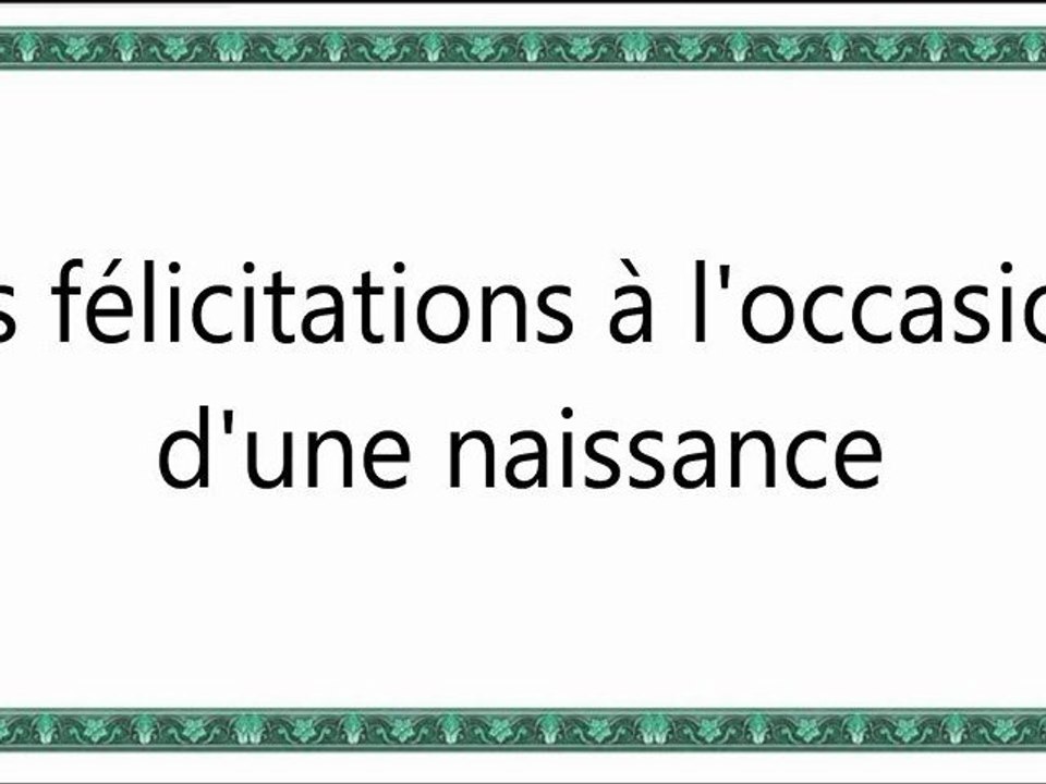 047 Les félicitations à l'occasion d'une naissance vostfr by tiss38din