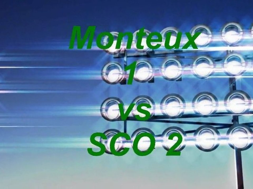 Monteux 1 vs SCO 2 bis