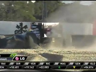 F1 2012 Australie / Course : Massa-Senna Crash