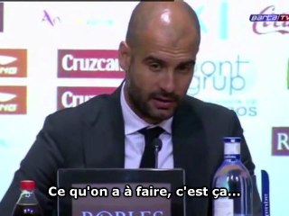 Guardiola confirme qu'il ne croit plus à la Liga