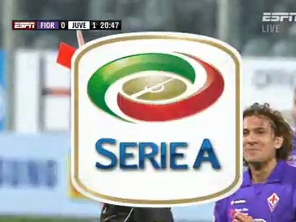 Seria A Fiorentina vs JUVENTUS First Half 17-3-2012