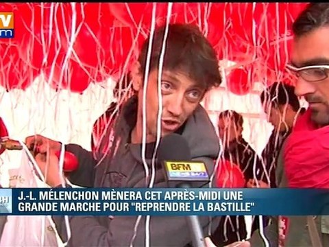 Véritable mobilisation de force pour les partisans de Mélenchon