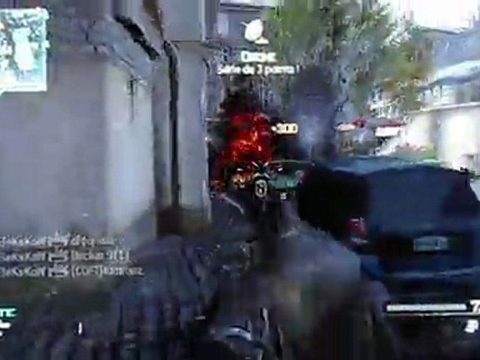MW3 / Triple meurtre en explosant des voitures sur Resistance.
