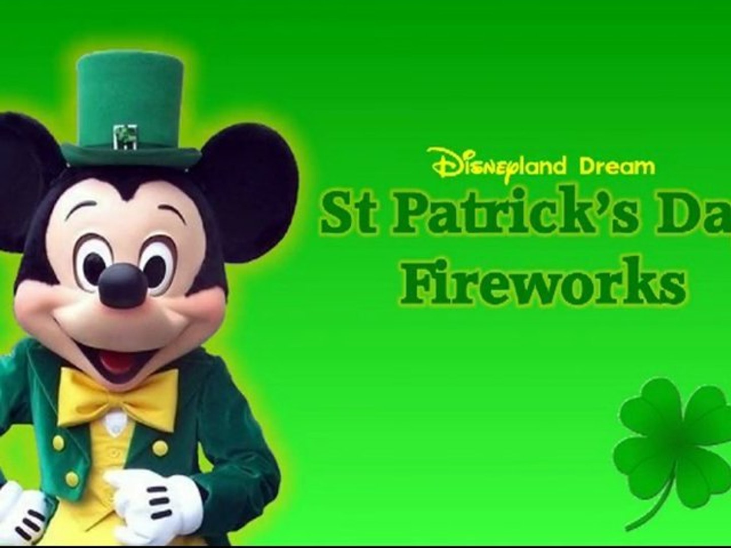 ⁣St Patrick's Day Fireworks 2012