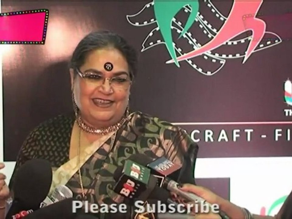 Usha UthupTalks To Media @ Ficci Frame Awards 2012