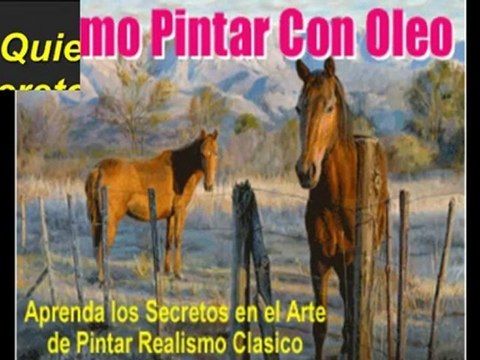 como pintar oleos - como aprender a pintar paisajes - aprender pintar