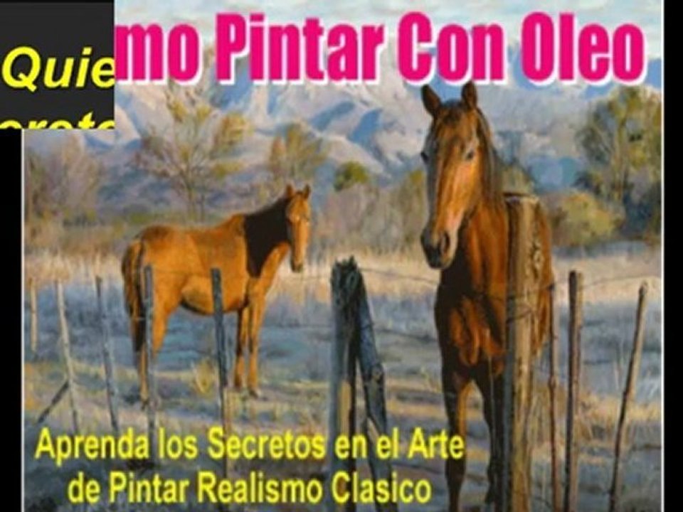 como pintar oleos - como aprender a pintar paisajes - aprender pintar
