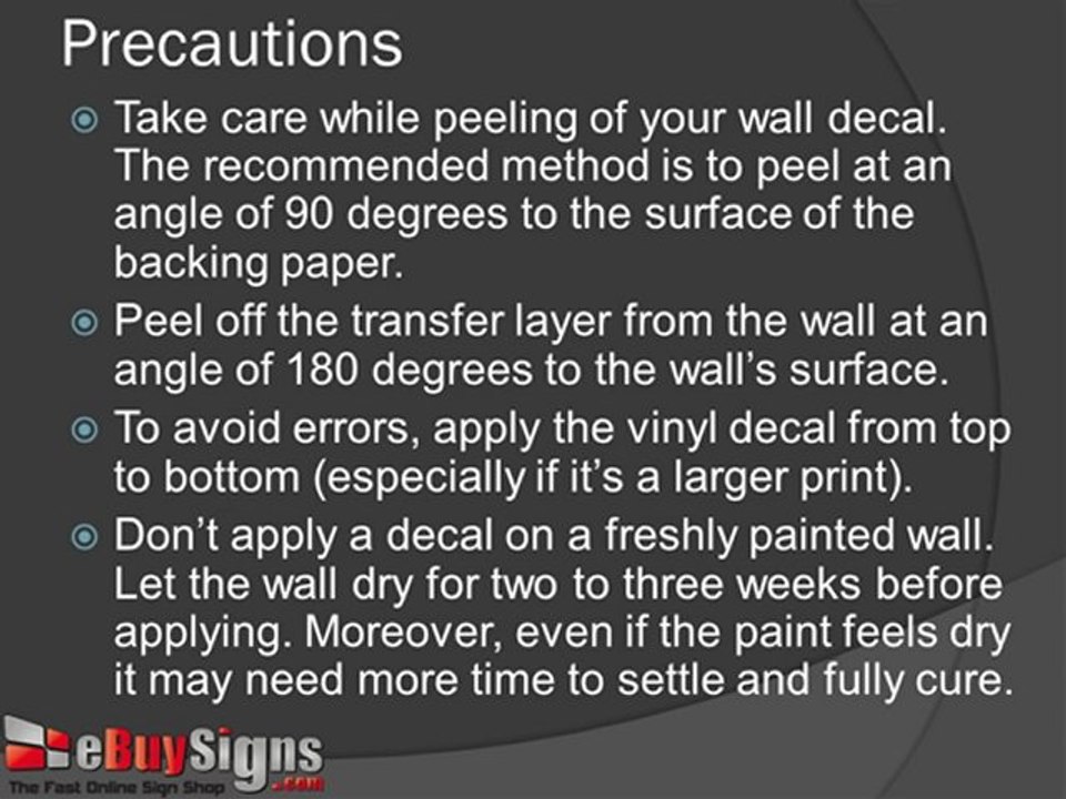 How to Apply a Wall Decal