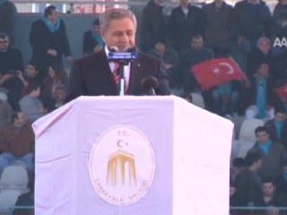 Arınç, Çanakkele'de konuştu