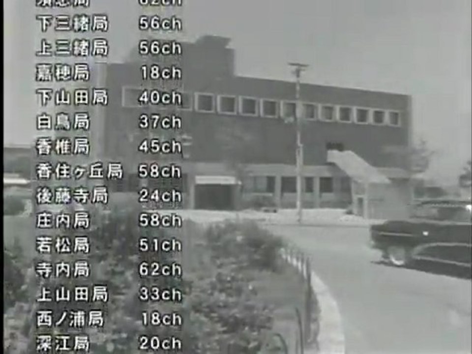 TNCテレビ西日本・アナログ放送停波前クロージング
