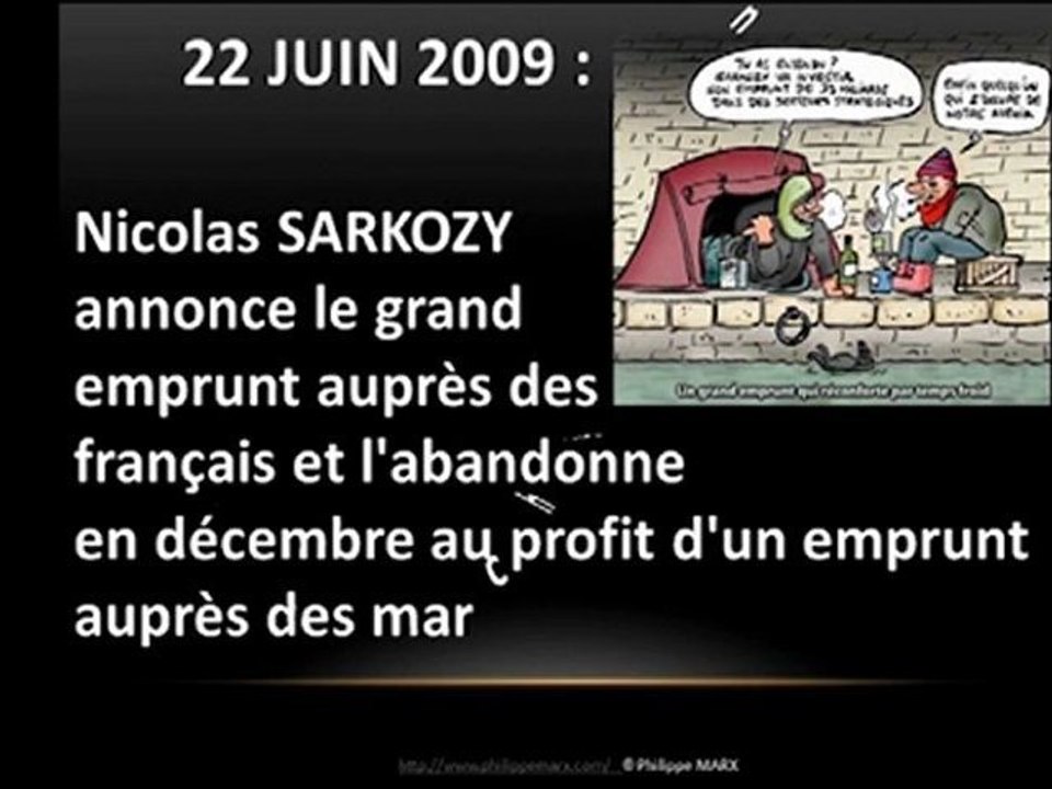 Sarkozy, le nain qui vaut 500 milliards !!