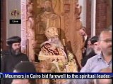 Grieving Copts bid farewell to Pope Shenuda