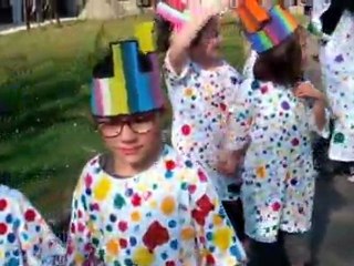 Les enfants de Bordères-sur-Echez fêtent le carnaval
