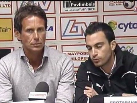 Ερμής-ΑΕΚ Δηλώσεις (25η αγωνιστική)