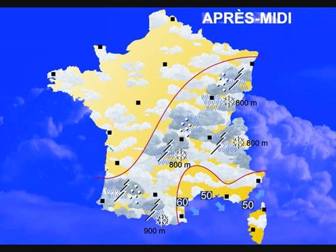 Météo 19 mars 2012: Prévisions à 7 jours: soleil, giboulées, orages, douceur !