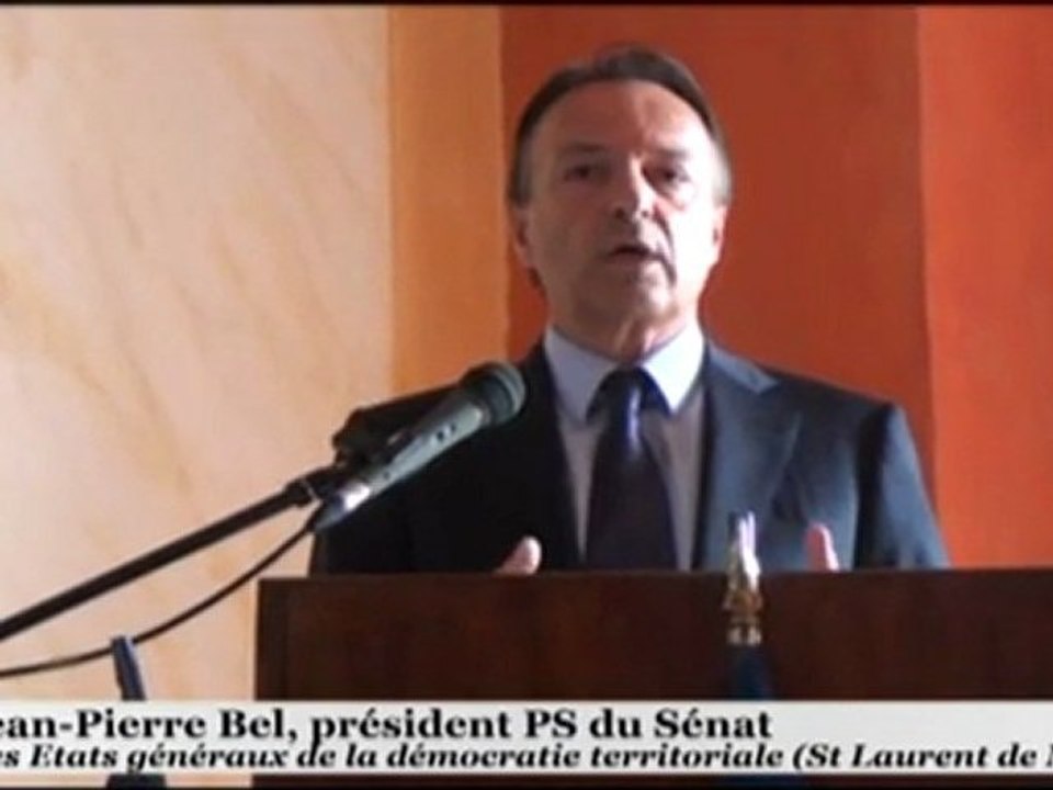 Hautes-Pyrenees Le president du Senat lance un grand debat (17 mars 2012)