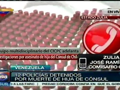 Detienen a 12 policías por muerte de hija de cónsul chileno