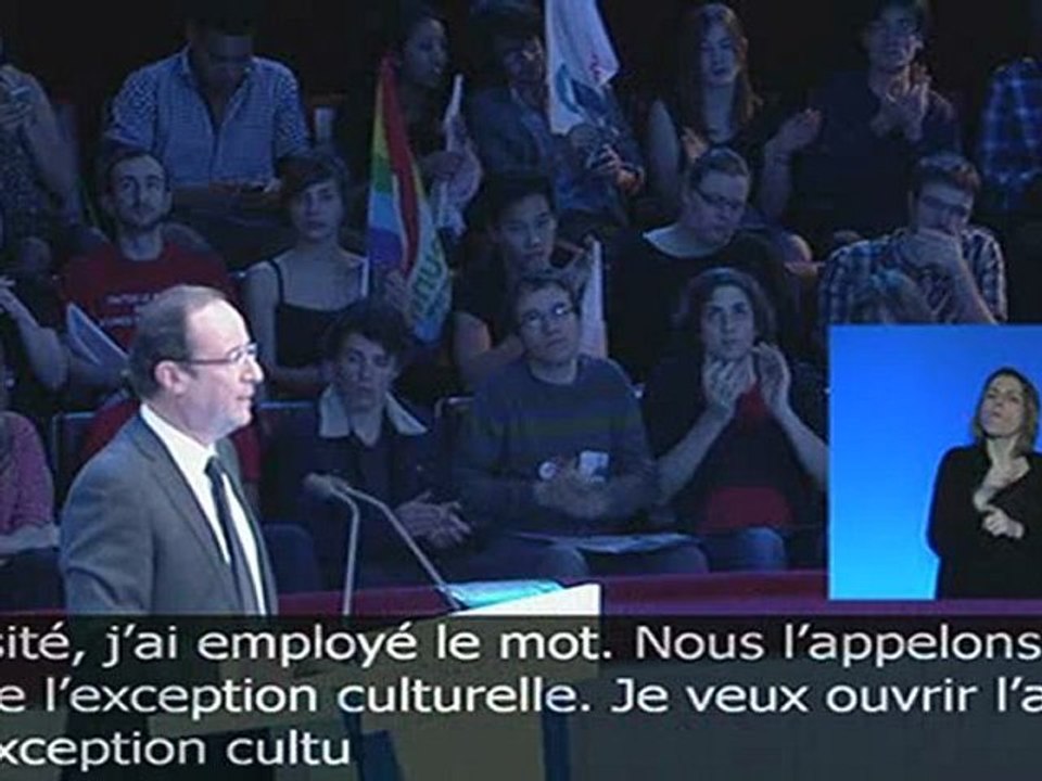 François Hollande au cirque d'hiver