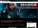 Mass Effect 3 M55 Argus Assault Rifle DLC Free Redeem Codes Xbox 360 - PS3