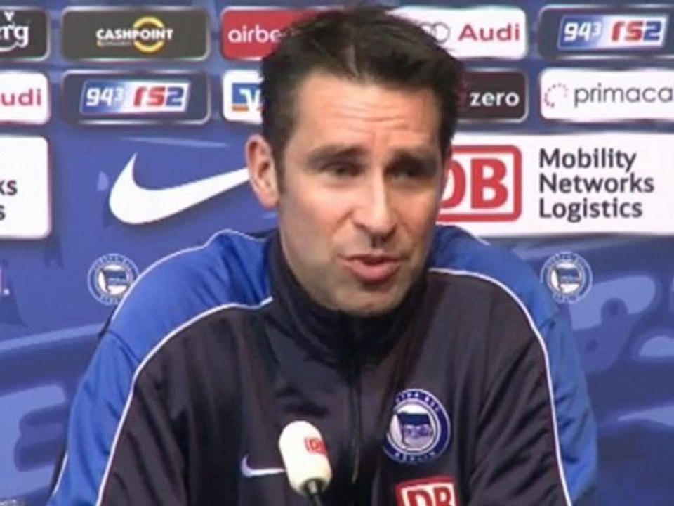 Preetz appelliert hat Herthas Mannschaft