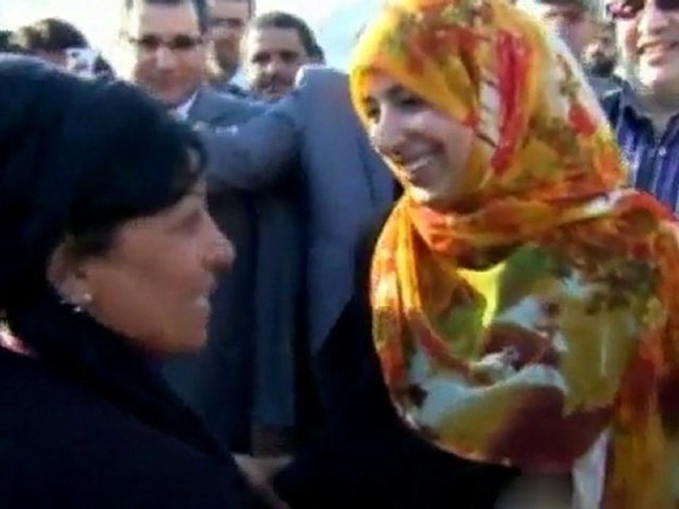 A Nobel visit to Turkish refugee camp from the "Mother of the Revolution"