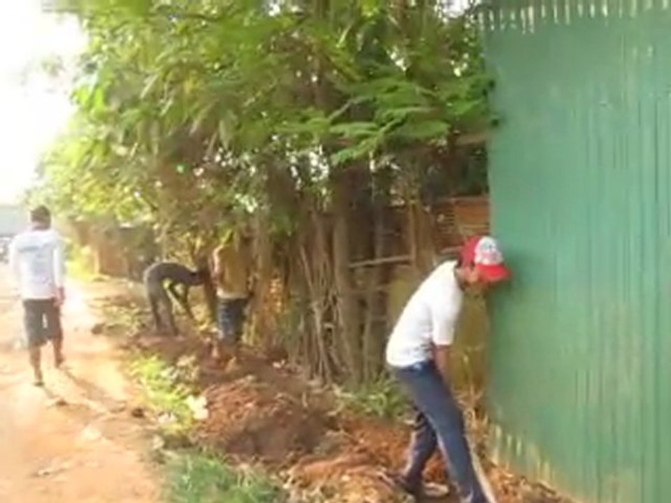 les travaux avancent bien...