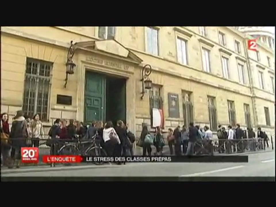 ERIOGHE 0058 - 01 - JT Soir - France2 - Le Stress des Classes Prépas - 18 Mars 2012