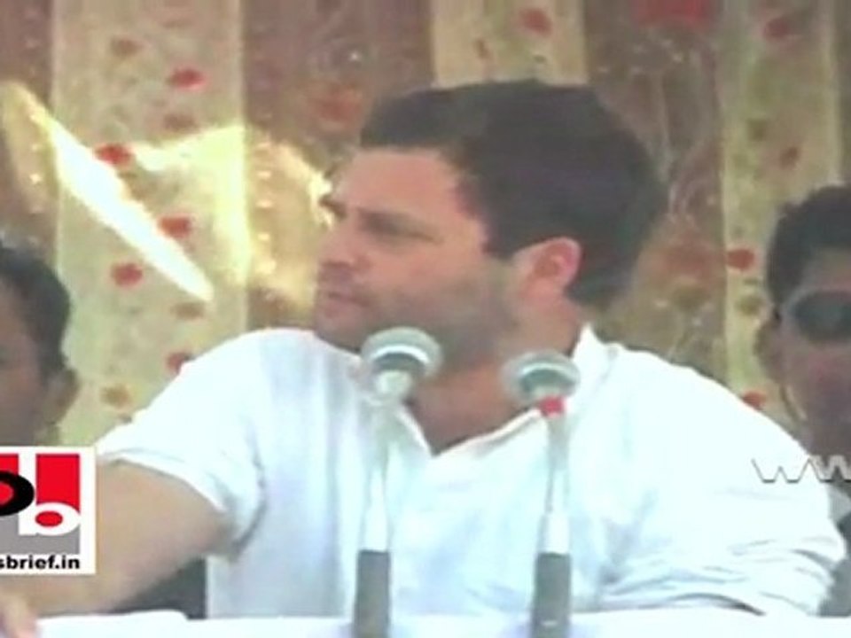 Rahul Gandhi in Muzaffarnagar explains about the right to food legislation