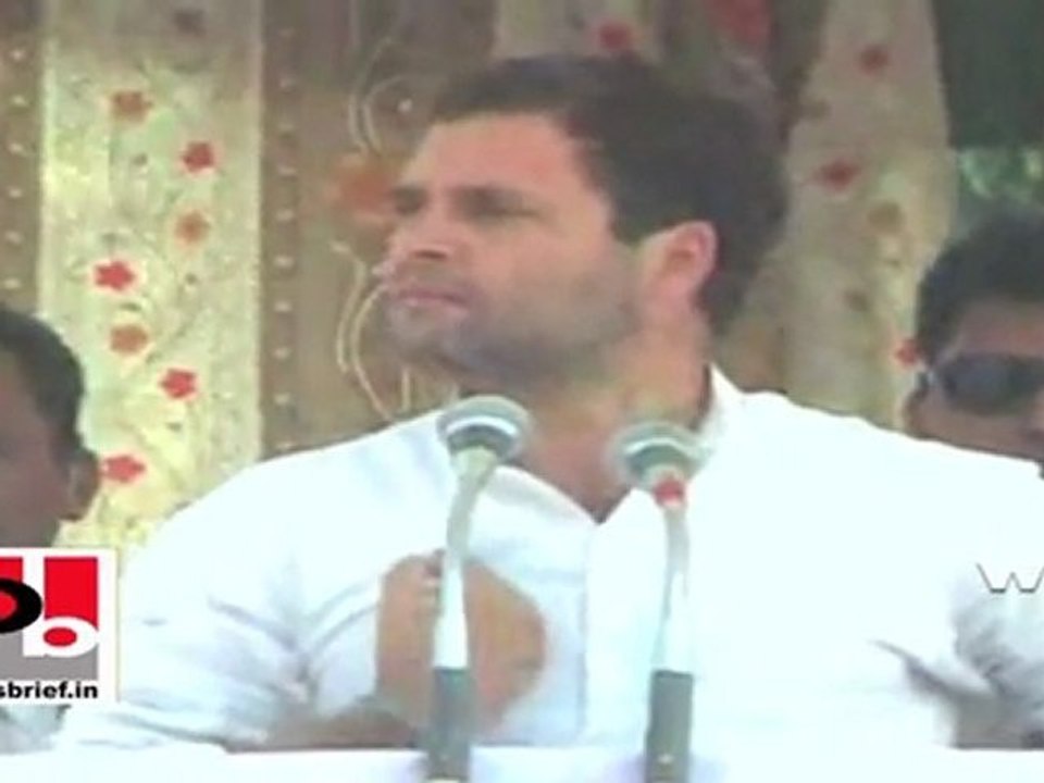 Rahul Gandhi in Muzaffarnagar: Funds under MNREGA was gobbled up by the elephant in Lucknow